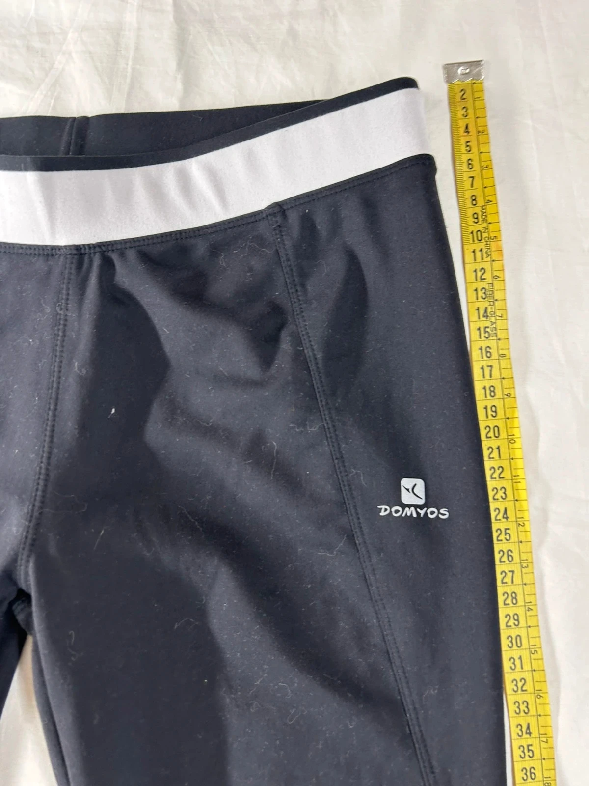 Zwarte en witte legging domyos maat L – photo 3